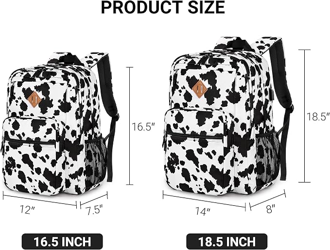 Cow Print Black