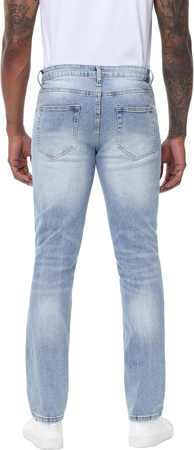 B#light Blue Ripped