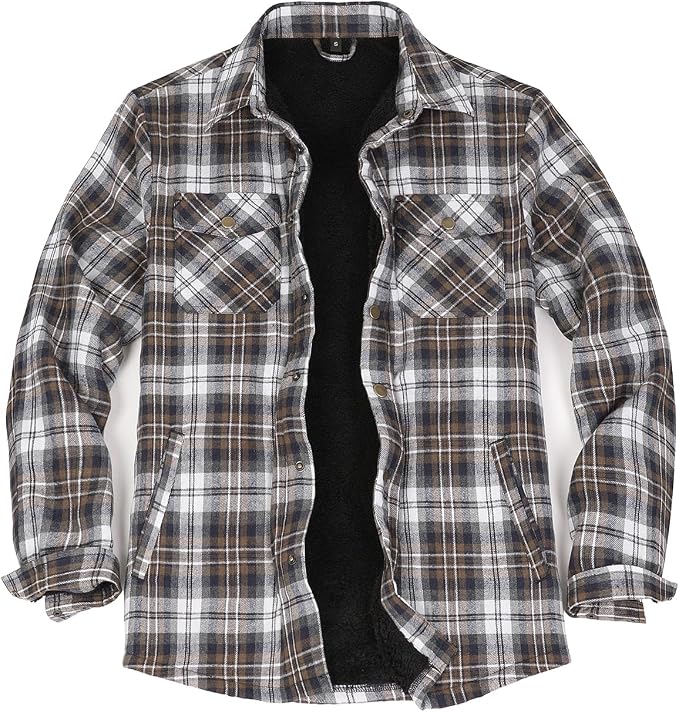 Sherpa Lined Coffee White