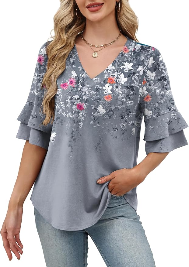 Grey Floral