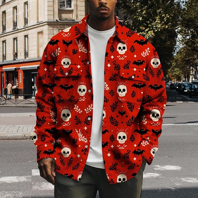 Skull Bat Red