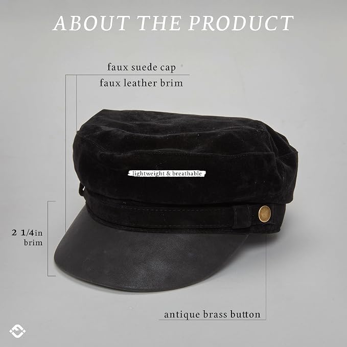 Faux Suede - Black