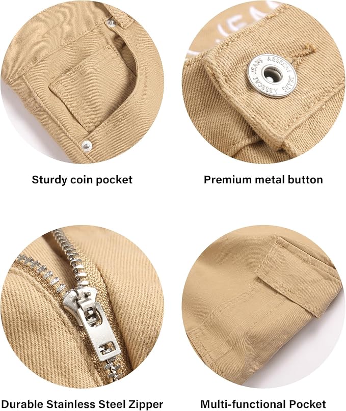Khaki Regular Back Pocket
