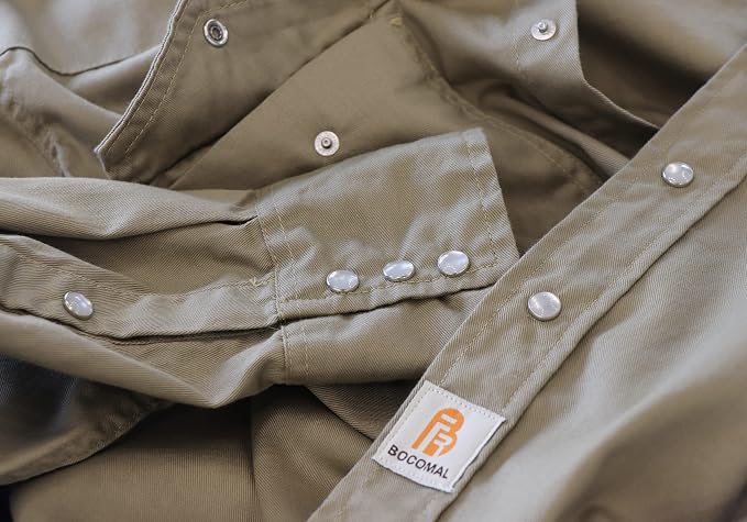 Pearl Snap Khaki