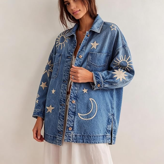 Blue Embroidery