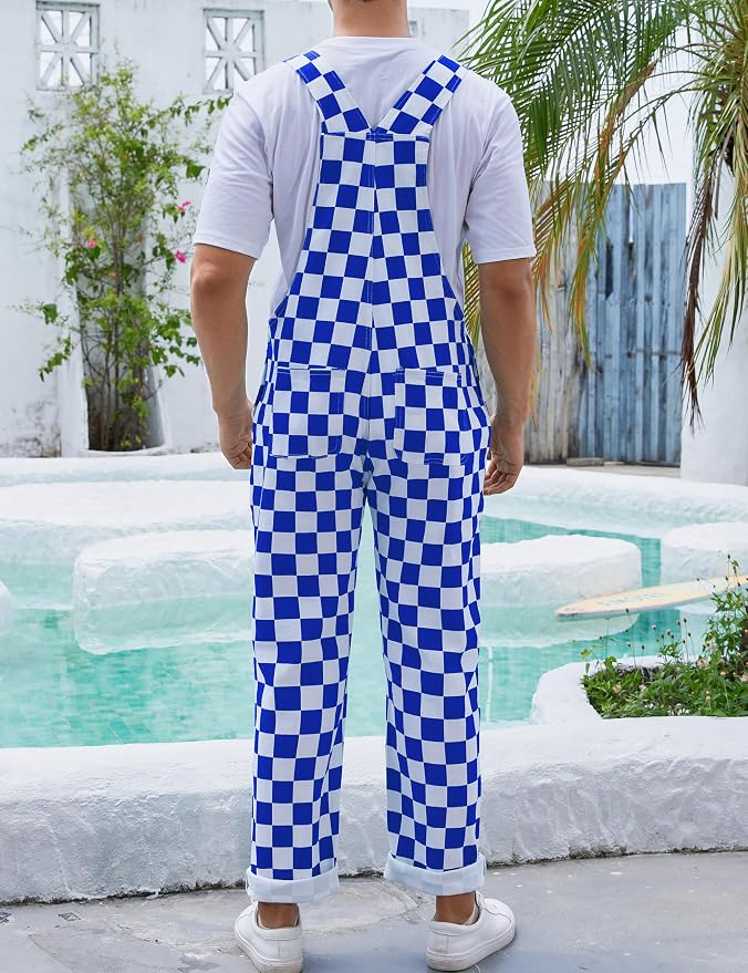 Blue and White Plaid