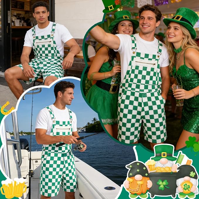 Green Overall-short