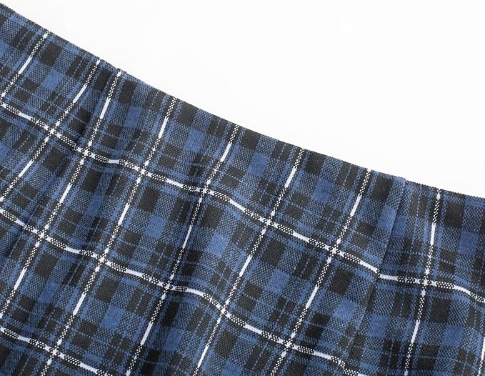 Plaid Black Blue