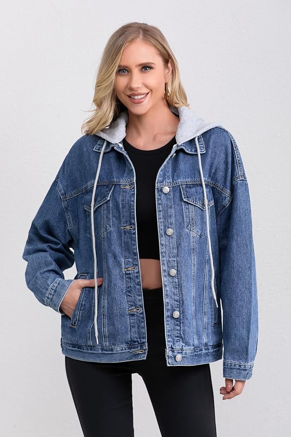 Medium Blue With Hood