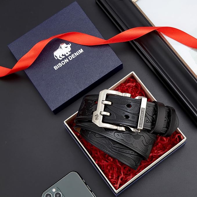 W-silver Buckle+black Printed Belt