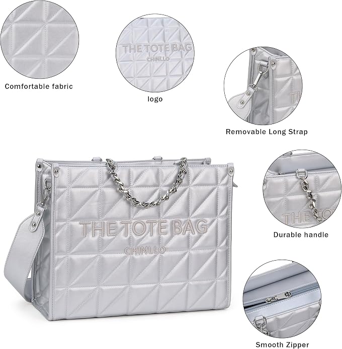 Silver-quilted