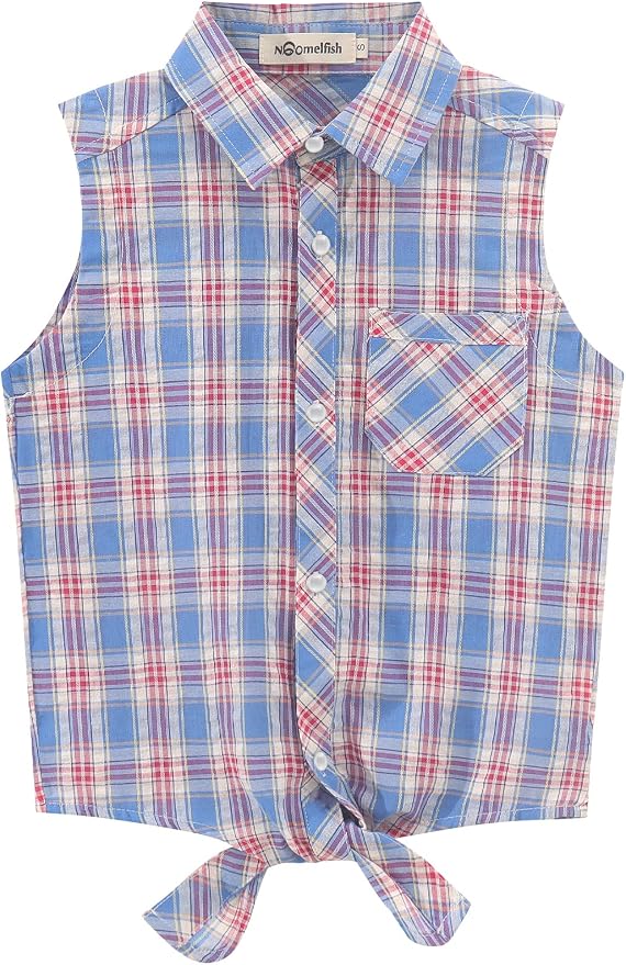Snap Plaid Red Blue