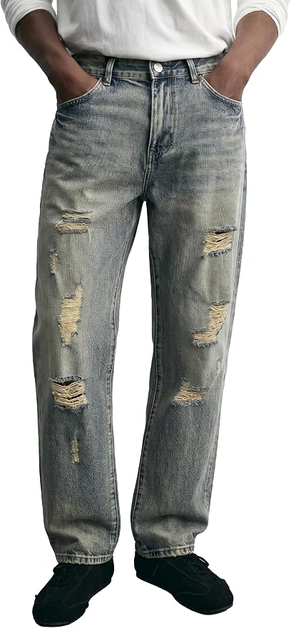 Medium Indigo Ripped