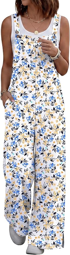 Yellow Blue Floral