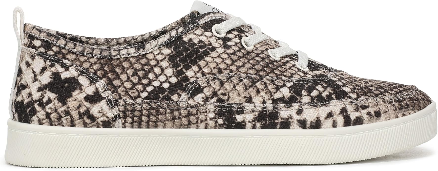 Ivory/Black Snake Canvas