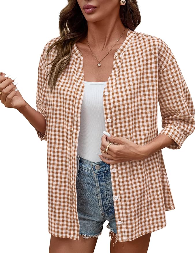 Light Brown Gingham