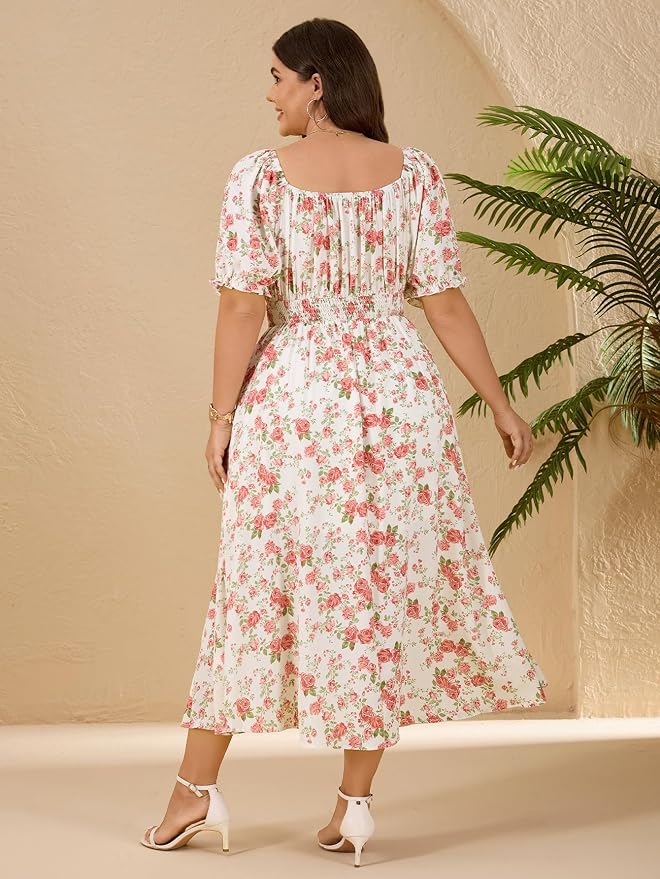 White Pink Floral