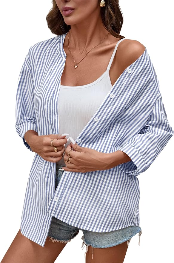 Dark Blue Striped