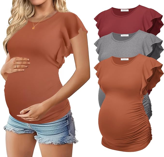 Caramel / Grey / Wine Red(3pcs)