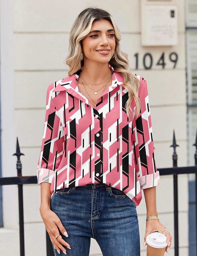 Geometric Pink 603