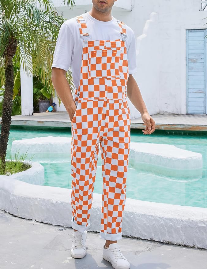 Orange Checkered