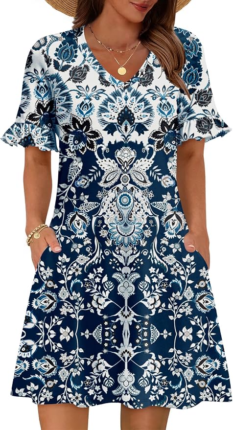 Boho-printed