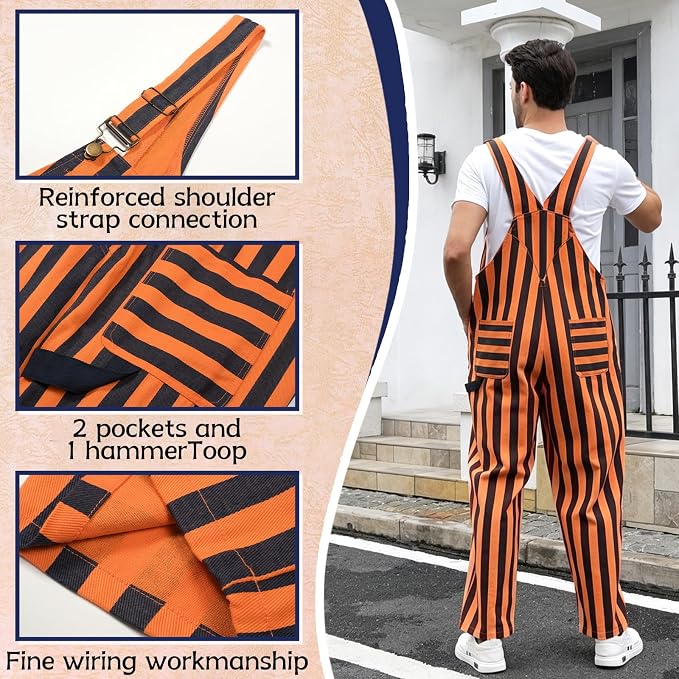 Orange and Blue Striped