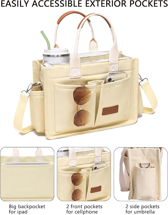 New Upgrade Beige With Compartments and Side Cup Holders