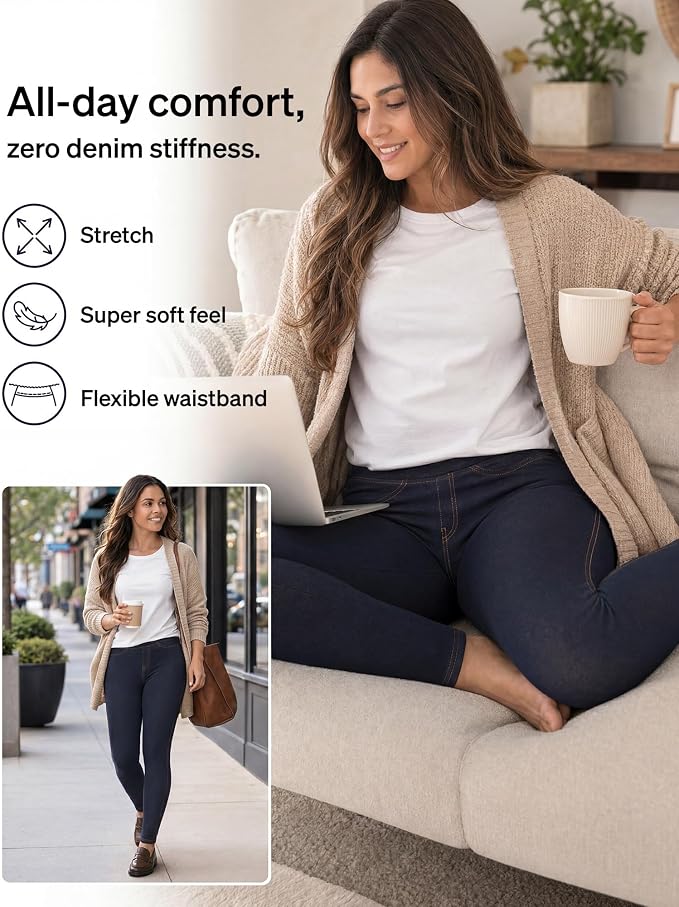 Medium Wash/Black - 2 Pair Pack