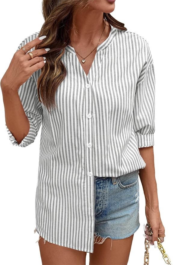 Dark Gray Striped