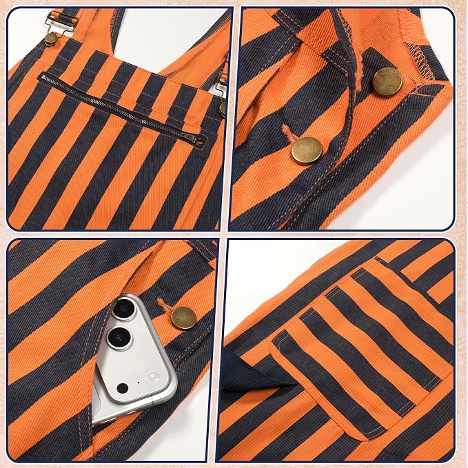 Orange and Blue Striped