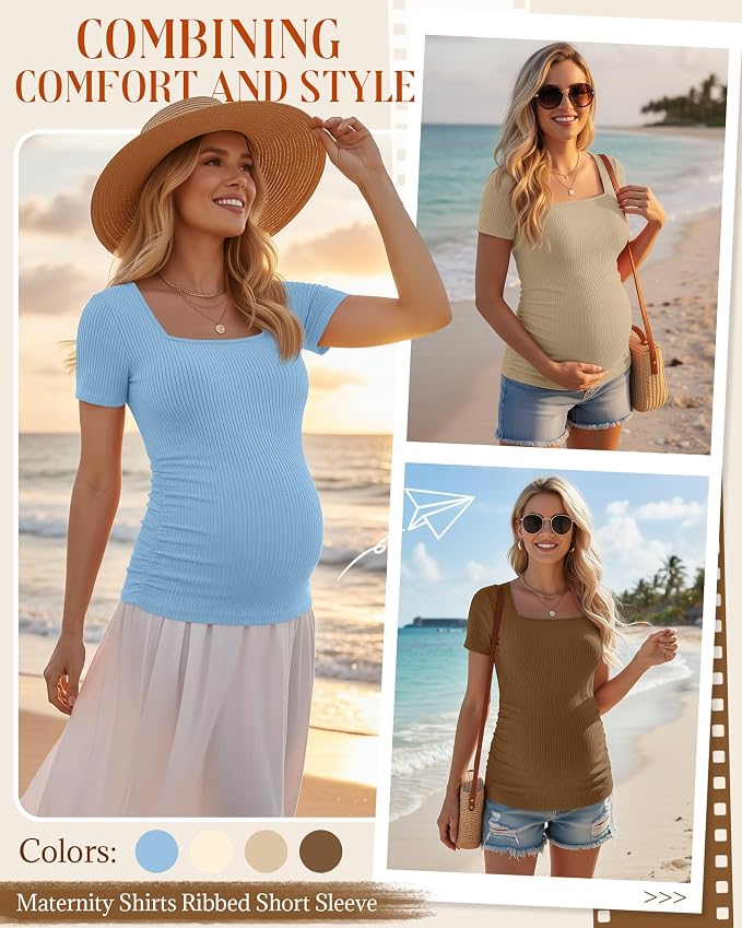Light Khaki, Dark Khaki, Cream, Light Blue