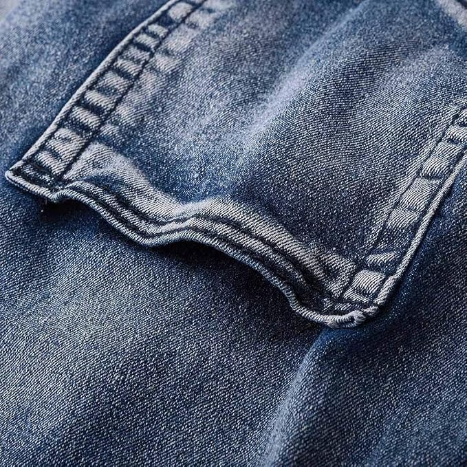 25#fashion Jean Overall-blue