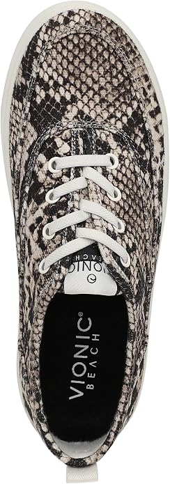 Ivory/Black Snake Canvas
