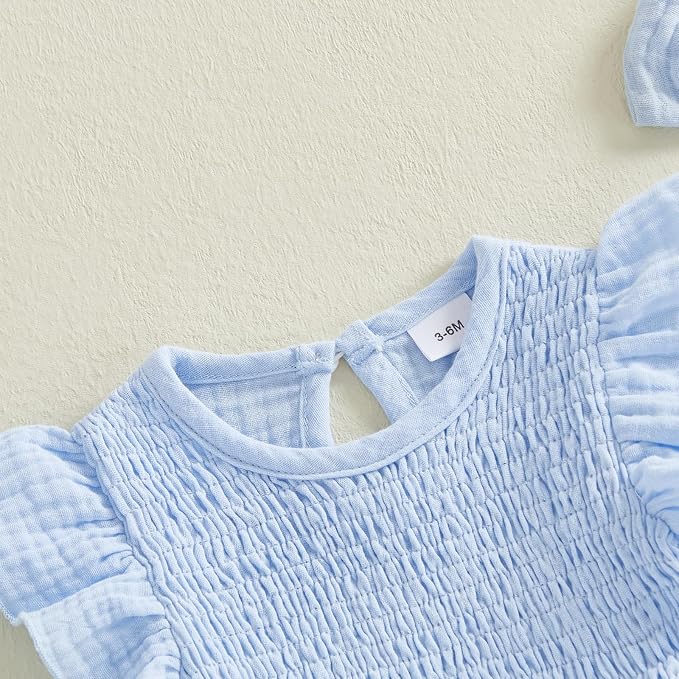 Smocked Blue