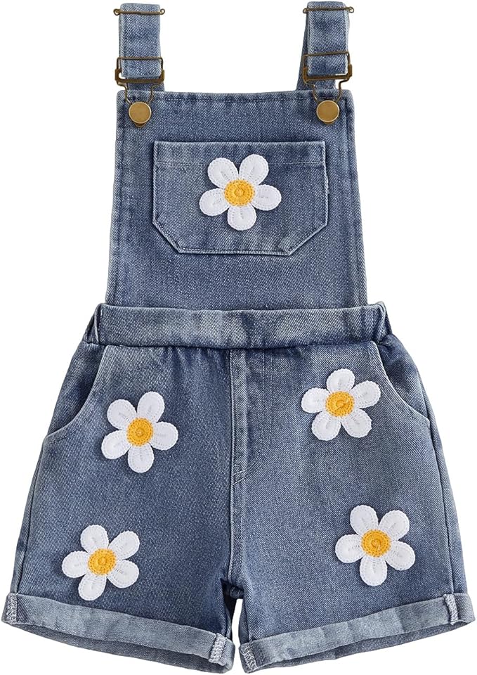 Denim-white Floral