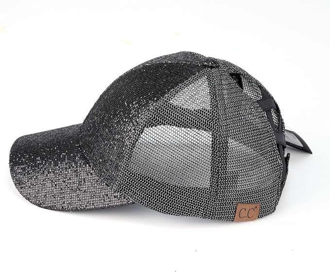 Glitter Mesh-black