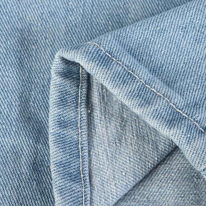 10#fashion Jeans Overalls-light Blue