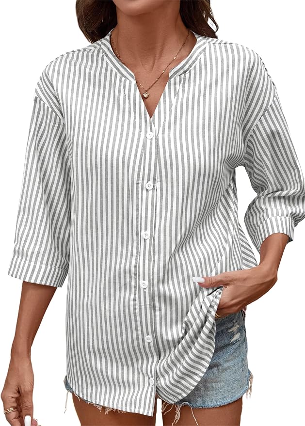 Dark Gray Striped