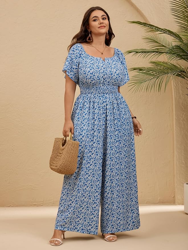 Blue Ditsy Floral