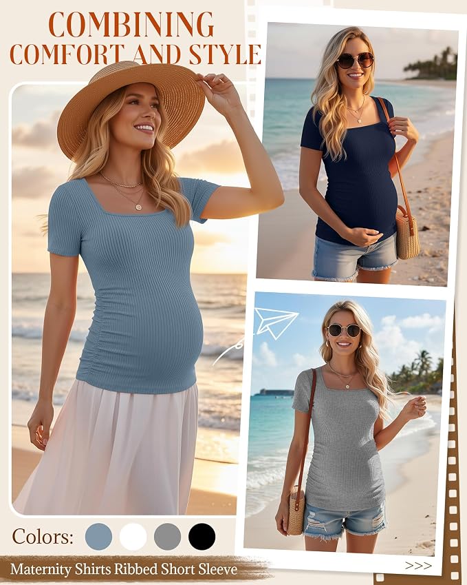 Navy Blue, Heather Gray, White, Haze Blue
