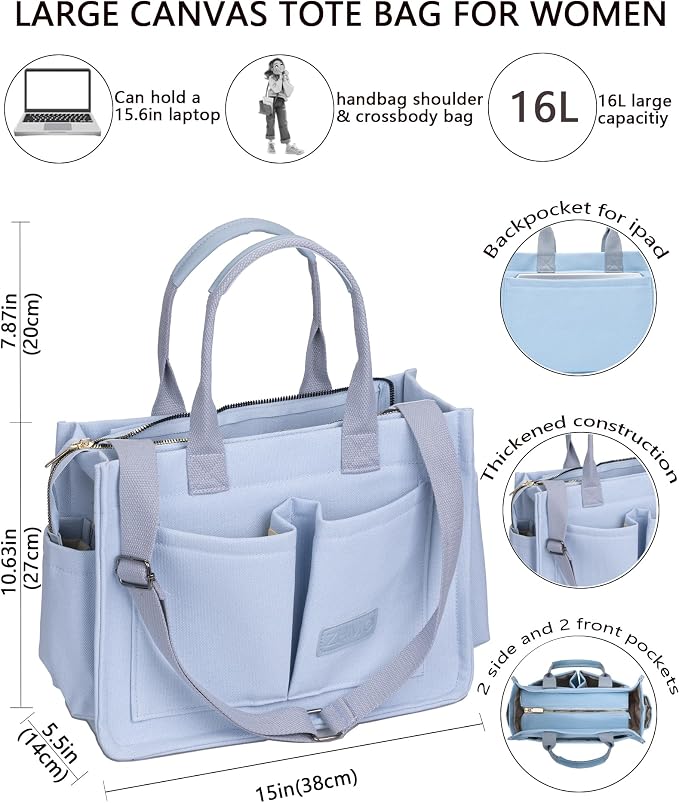 New Upgrade Light Blue With Compartments and Side Cup Holders