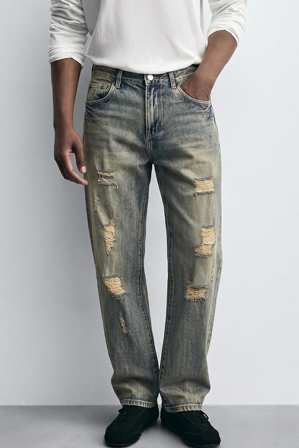 Medium Indigo Ripped