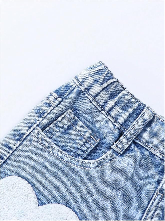 Light Blue Heart Embroidery