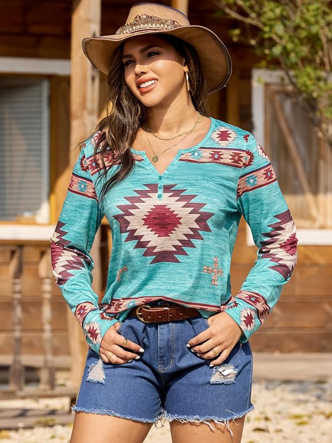 Turquoise Print
