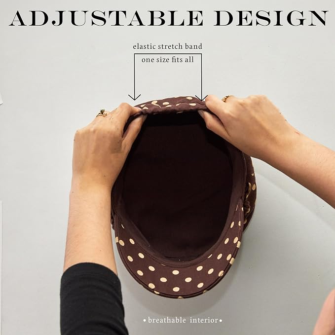 Polka Dots - Brown