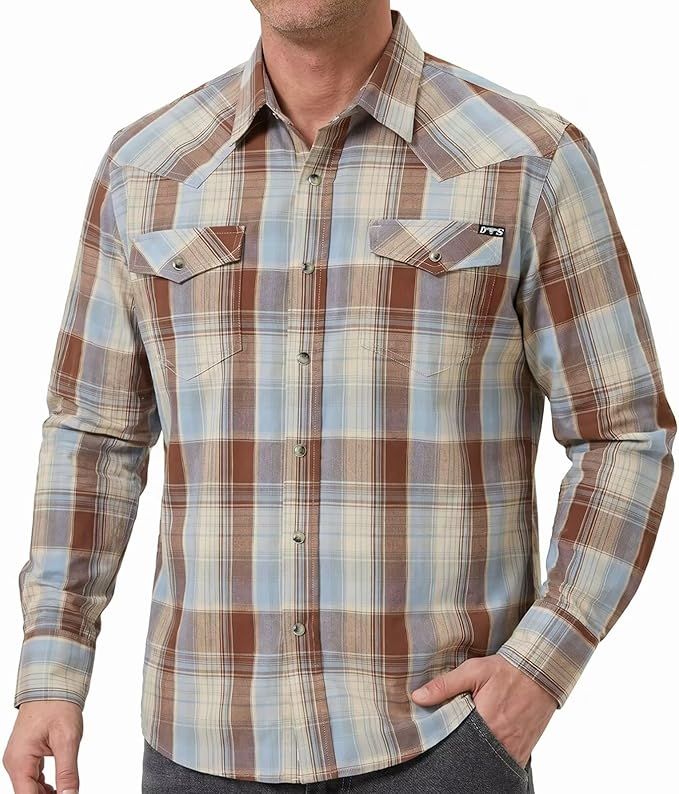 Brown Blue Khaki