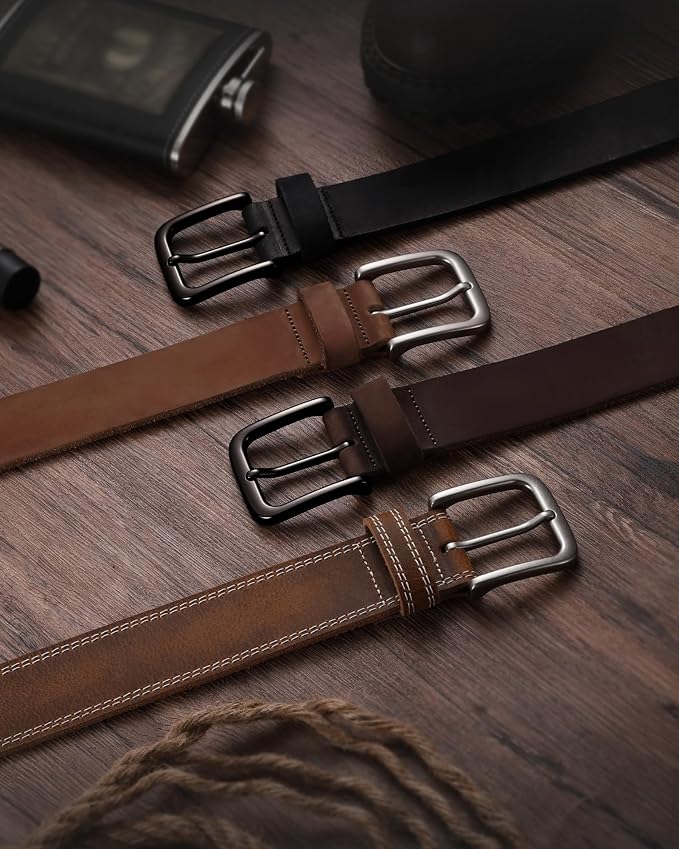 Full Grain Dark Brown / Distressed Gun