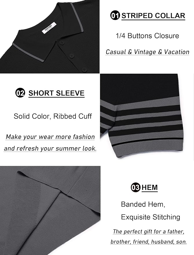 Black With Grey Stripes