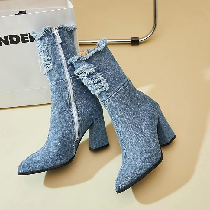 Short Light Blue